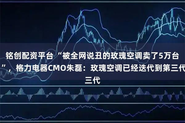 铭创配资平台 “被全网说丑的玫瑰空调卖了5万台 ”，格力电器CMO朱磊：玫瑰空调已经迭代到第三代